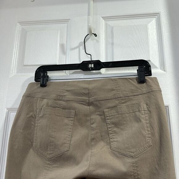 ROBELL BELLA 09 CROP CUFF TROUSER. TAUPE - Picture 8 of 10